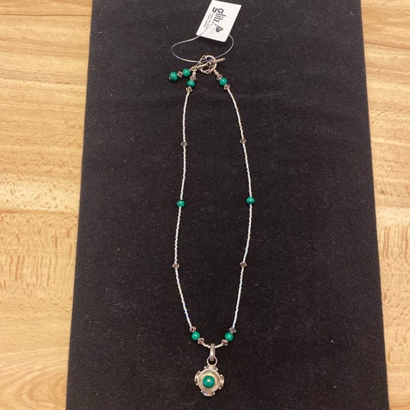 Glitz beads snd beyond Jewelry - Handcrafted Glitz beads and beyond Malachite beaded 17’’ necklace